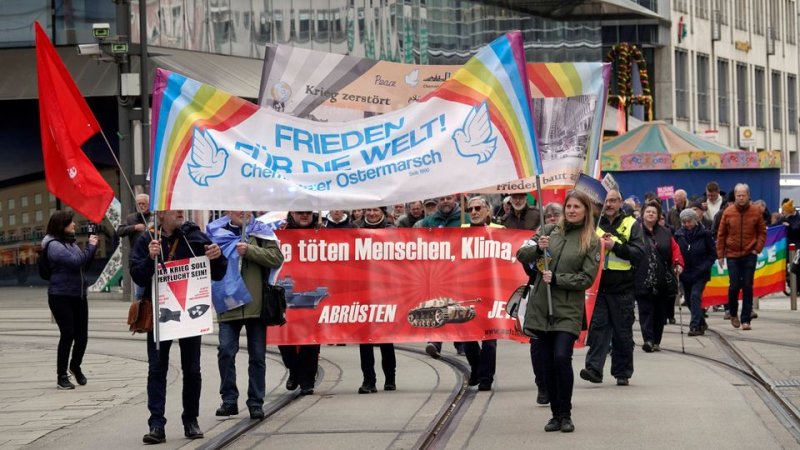 Friedensdemos in Kriegszeiten: Bundesweit etwa 70 Ostermärsche angemeldet